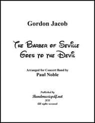 The Barber of Seville Goes to the Devil Concert Band sheet music cover Thumbnail